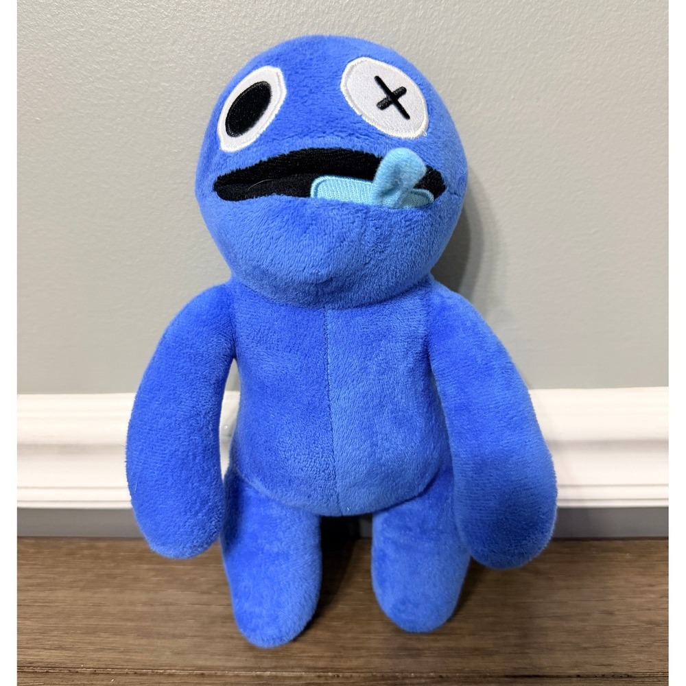 Rainbow Friends Blue Plush Roblox‎ Game Character Stuffed Toy Crownless